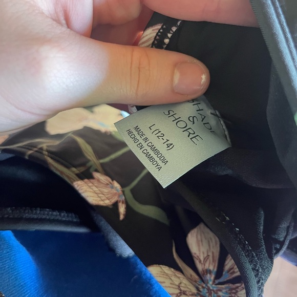 Women's Large Peplum Tankini Top - Shade & Shore - Picture 3 of 6